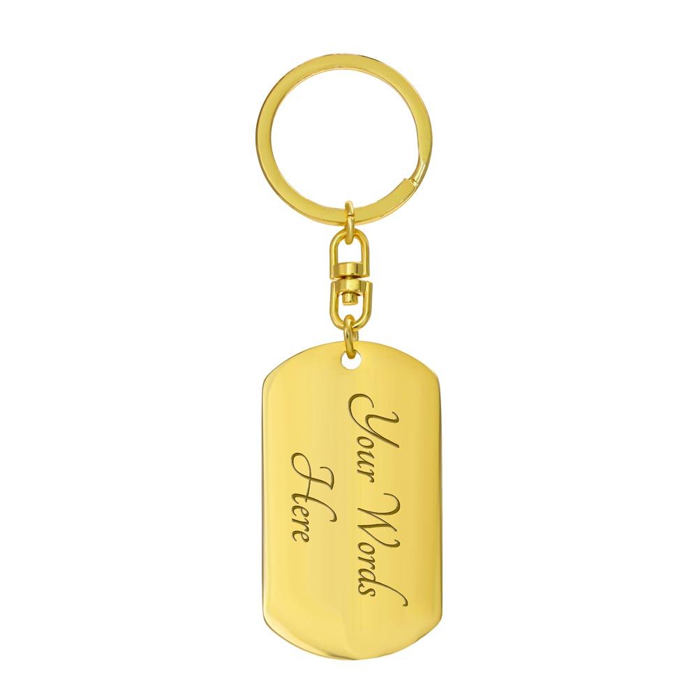 BORICUA ROSE FLAG KEYCHAIN