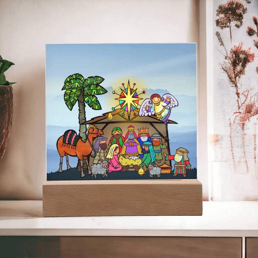Nativity Acrylic Plaque