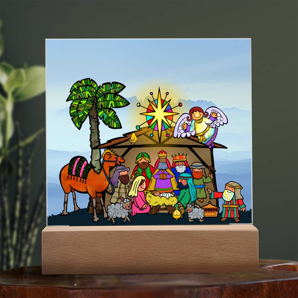 Nativity Acrylic Plaque