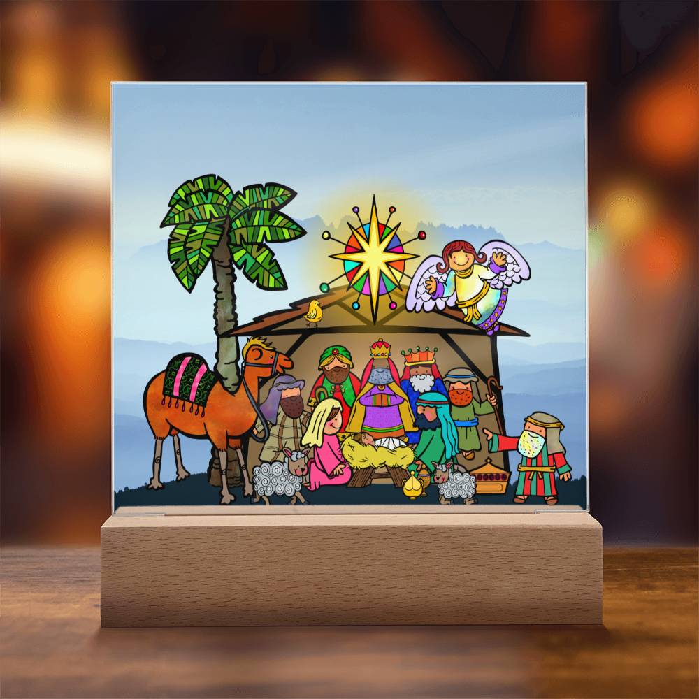 Nativity Acrylic Plaque