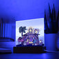Nacimiento en Acrilico iluminado