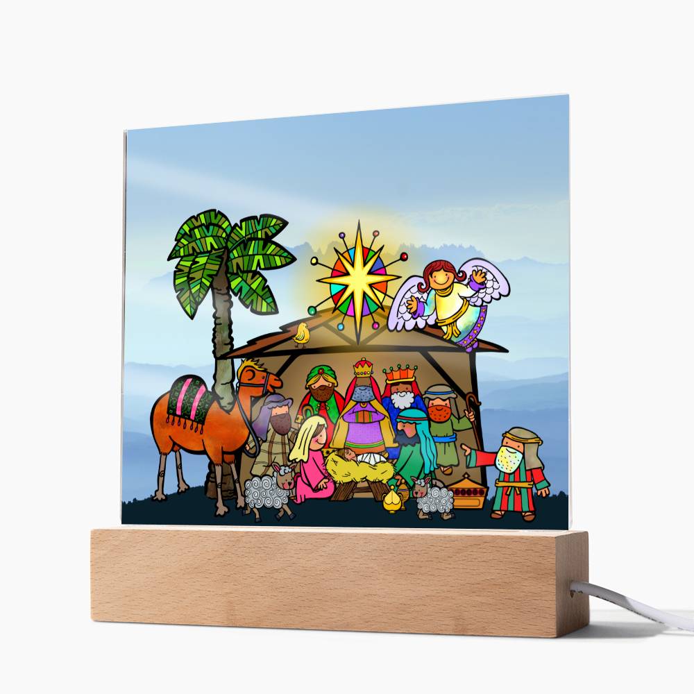 Nativity Acrylic Plaque