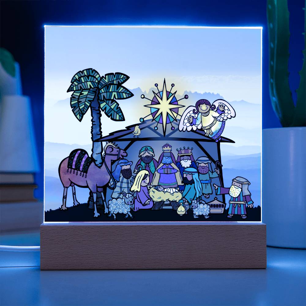 Nativity Acrylic Plaque