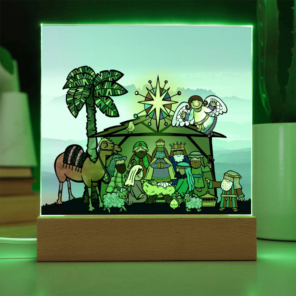 Nativity Acrylic Plaque