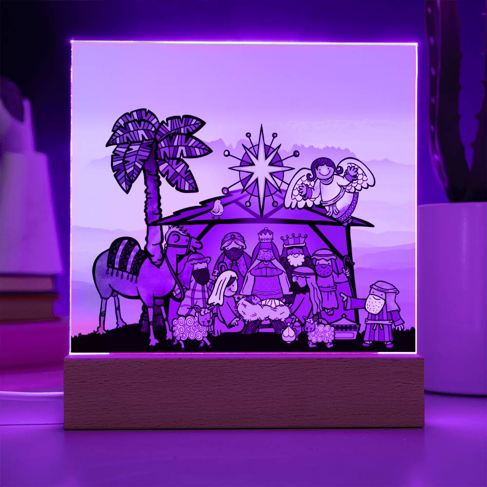 Nativity Acrylic Plaque