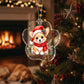 Corg Paw Christmas Ornament